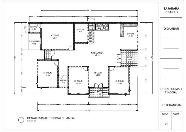 Gambar Denah Rumah | PDF