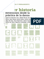 2010 Hacer Historia, Reflexiones Desde La Práctica de La Danza (CDL N. 10)
