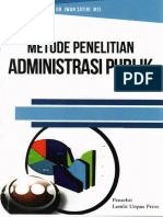 Jurnal Metode Penelitian Administrasi Dr. Iwan Satibi