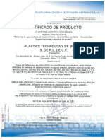 Certificado Hidráulico Métrico CNCP5971