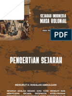 Sejarah Masa Kolonial