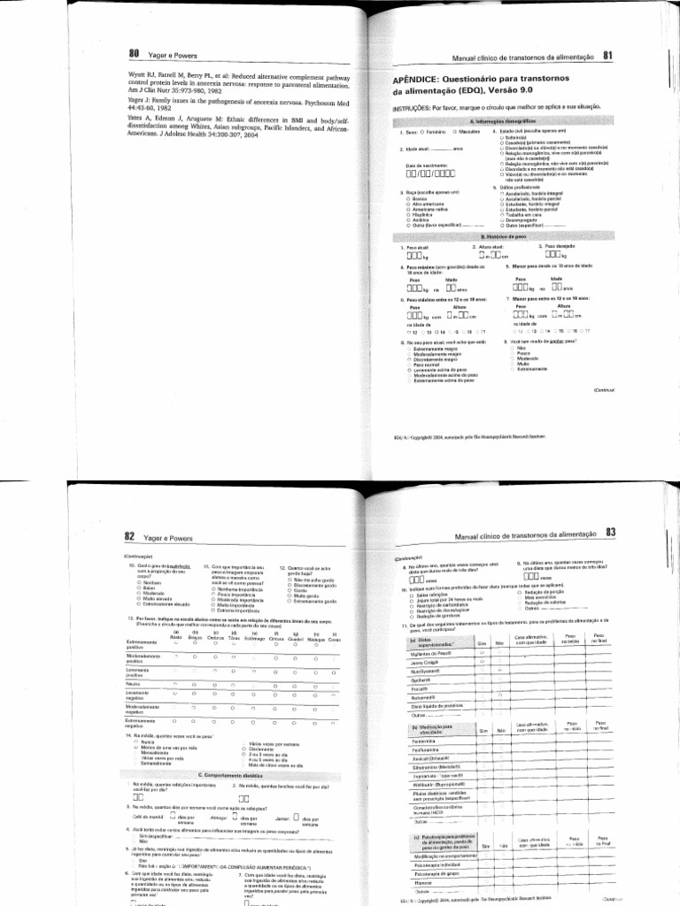 Questionário EDQ | PDF