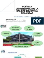Consejo Académico Politica Universitaria de Calidad Educativa 18-11-2022