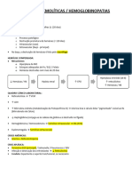 Hemato 1.2 - Anemias Hemolíticas e Hemoglobinopatias