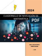 Cuadernillo de Matemáticas 2024 - 1er Año