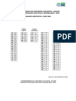 Provas e Gabaritos Paes Uema 2024