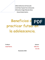 Analisis (Beneficios de Practicar Futsal)