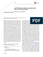 First Page Assessment of CR, Ni and PB Pollution in Rural Agricultural Soils of Tonalite-Trondjhemite Series in Central India-1