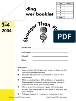 Year 7 Optional 2004 English Reading Answer Bookle