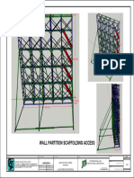 Wall Partition Scaffolding Access