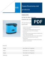DBA5399 - Especificaciones Del Producto