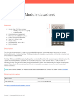 Coral Accelerator Module Datasheet