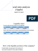 Financial Ratio Analysis (Apple)