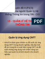 Chuyen de 4 - P3 - Quan trị He thong Thong tin trong DN