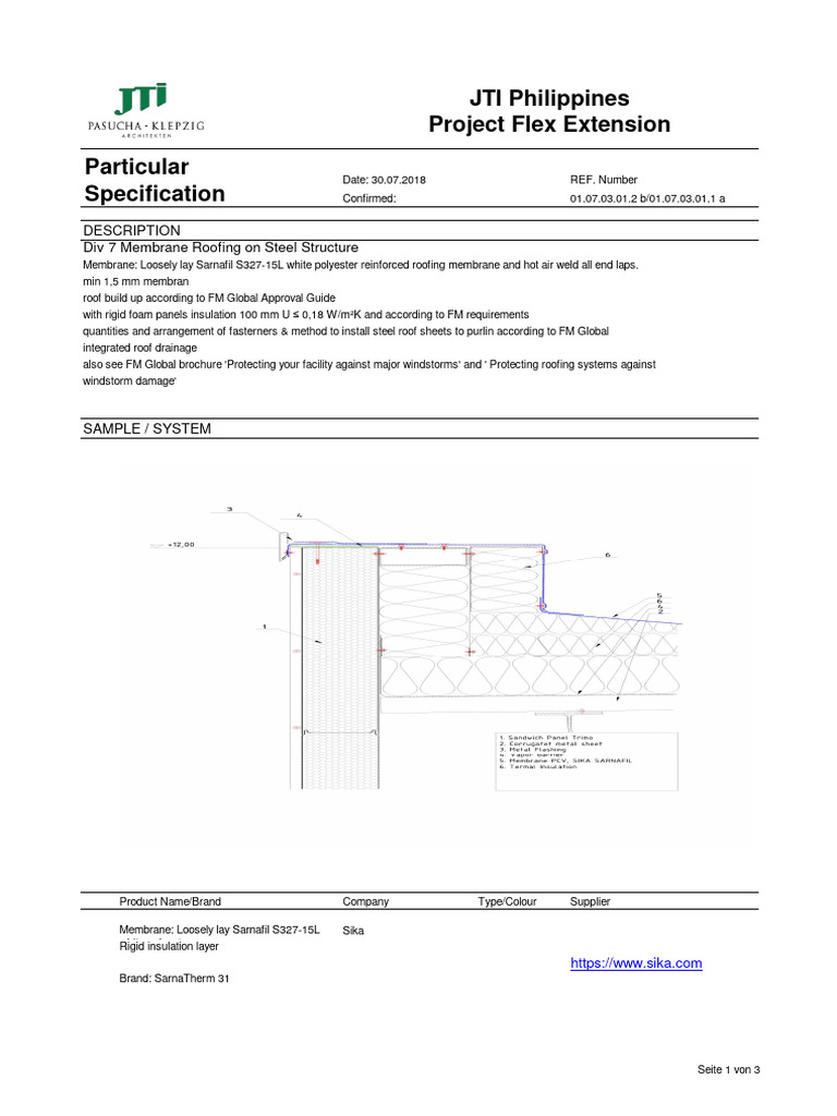 A. DIV 7 Roof_Membrane Roofing on Steel Structure | PDF