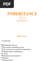 23 24 LP 21 ISC12 C12 Inheritance, Interface&polymorphism