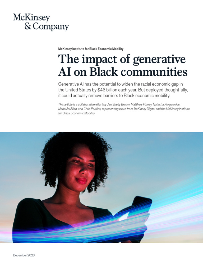 The Impact of Generative Ai On Black Communities | PDF | Artificial ...