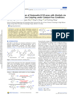 Alkoxylation of Quinoxaline