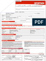 Please DocuSign Aramex Customer Service Agr