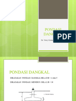 Pondasi Dangkal (Daya Dukung)