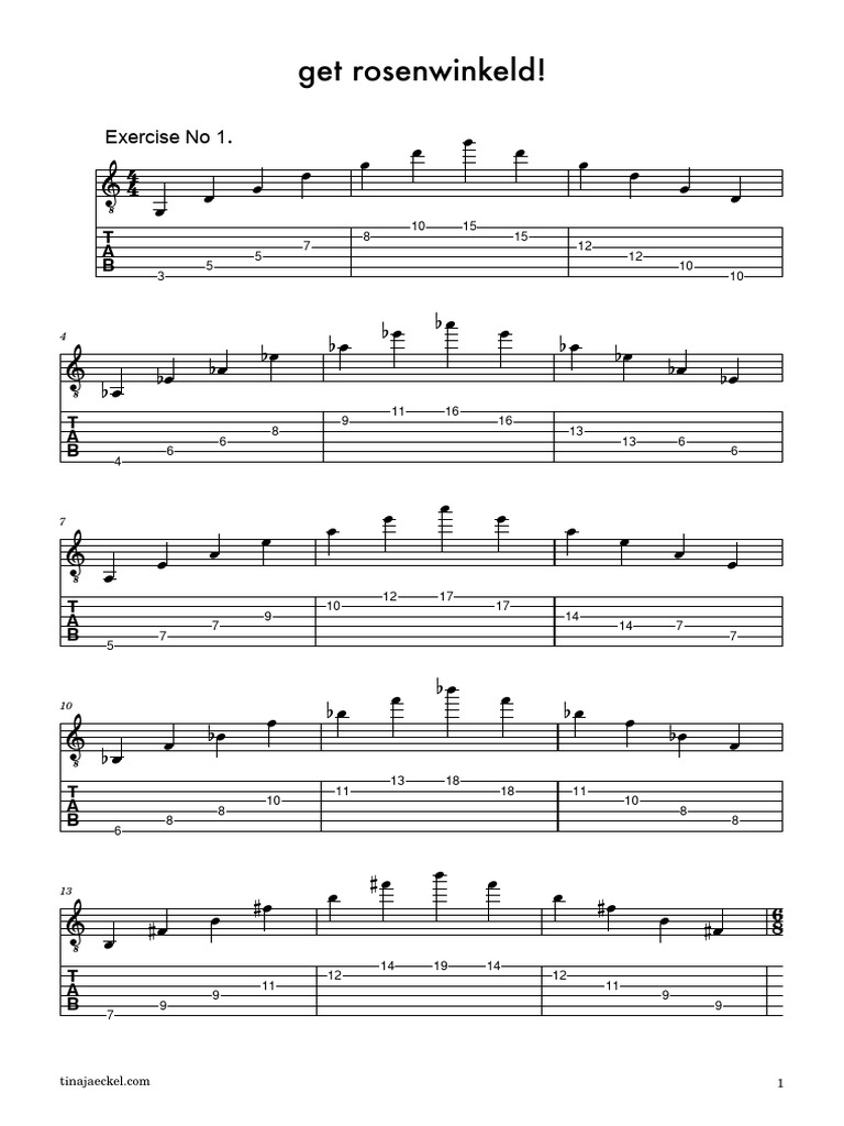 Play Acorss The Fretboard Kurt Rosenwinkel PDF