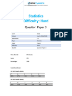 E9 Statistics 4B Hard Topic Booklet 3 CIE IGCSE Maths 1