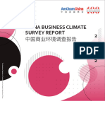 AmCham China 2022 China Business Climate Survey Report