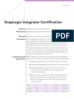 SnapLogic Integrator Certification
