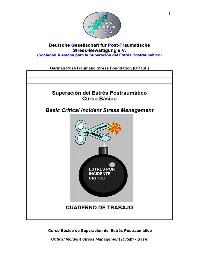 CISM | PDF | Estrés (biología) | Manual Diagnóstico y Estadístico de ...