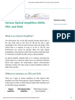 Various Optical Amplifiers (EDFA, FRA, and SOA) - Anritsu Asia Pacific