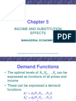 ch05 INCOME AND SUBSTITUTION EFFECTS