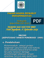 PAHAM AGAMA Muhammadiyah-2023