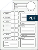 Wendys Feast of Legends Character Sheets