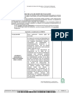 Acta Primera Evaluación 3ºB