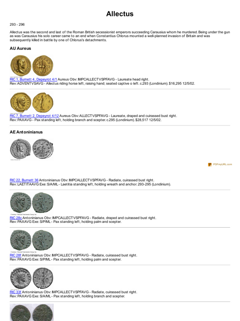 Allectus | PDF