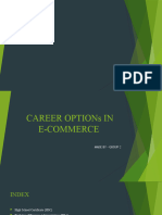 Career Options in E-Commerce