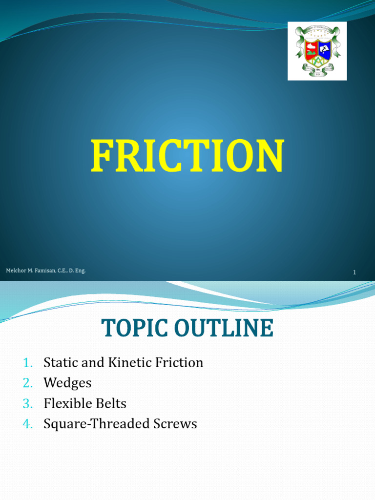 5 Friction | PDF