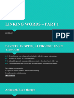 Linking Words - Part 1