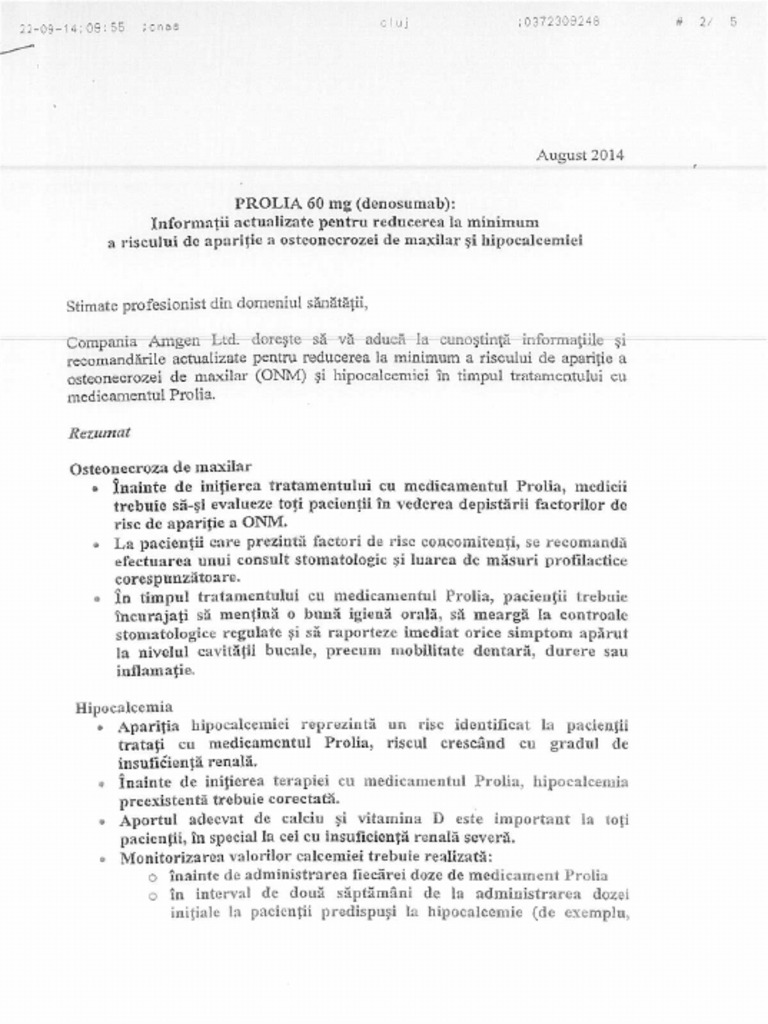 PROLIA 60mg | PDF