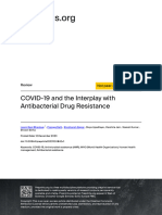 COVID-19 and The Interplay With Antibacterial Drug Resistance (Preprints)