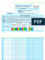 1° - 2° - Instrumento de Evaluación - Lista de Control2 - Eda1 - Religion