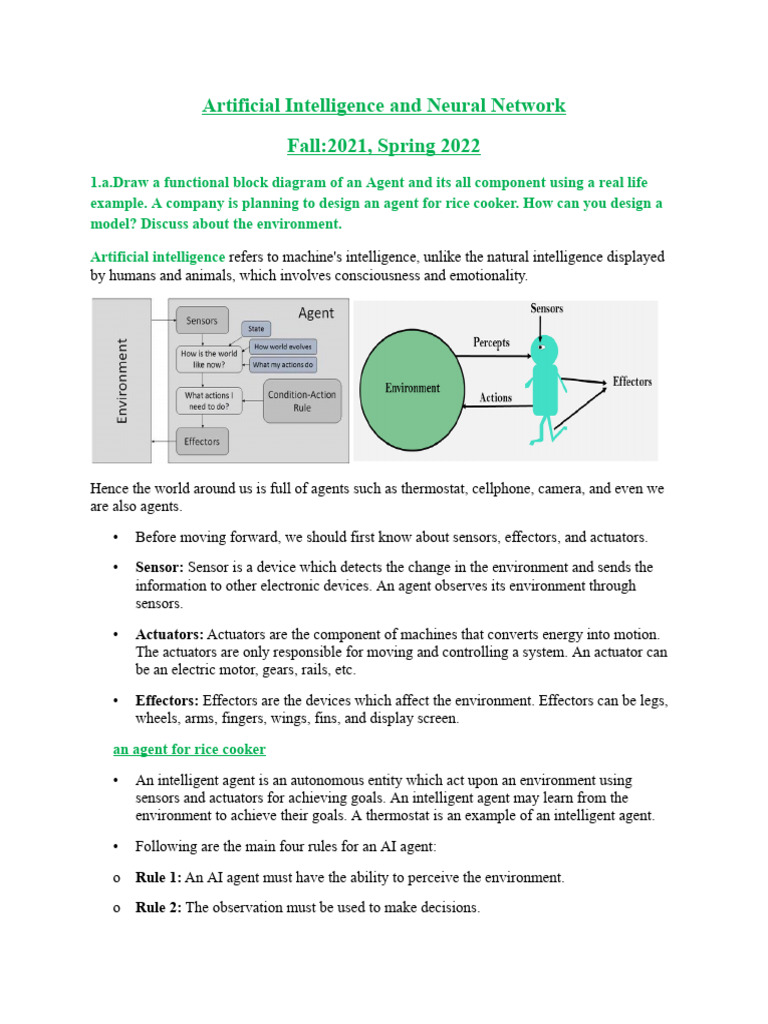 AI Agents and Learning Algorithms Guide | PDF | Machine Learning ...