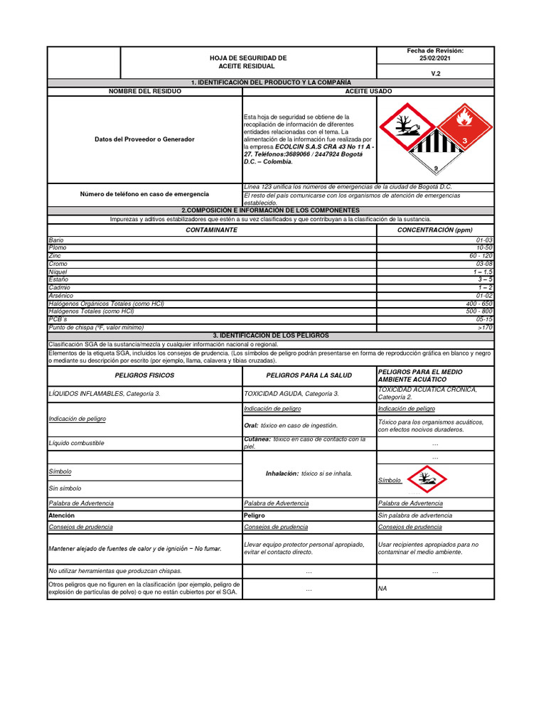 hoja-de-seguridad-aceite-usado-pdf-agua-petr-leo