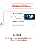 Partie II La Théorie Du Comportement de Consommateur