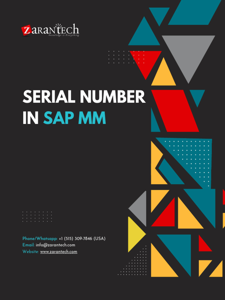 Serial number in sap mm pdf receipt battery charger