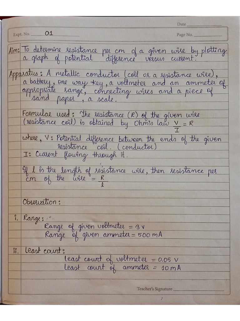 Physics Practical Pdf