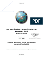 DoD Enterprise ICAM Reference Design