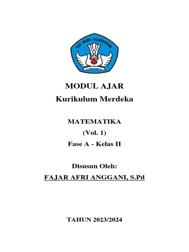 Modul Ajar Matematika Kelas 2 | PDF | Karier & Perkembangan