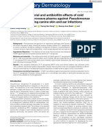 Veterinary Dermatology - 2021 - Kim - In vitro antibacterial and antibiofilm effects of cold atmospheric microwave plasma