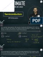 Semiconductors - DPP 02 Solution Notes